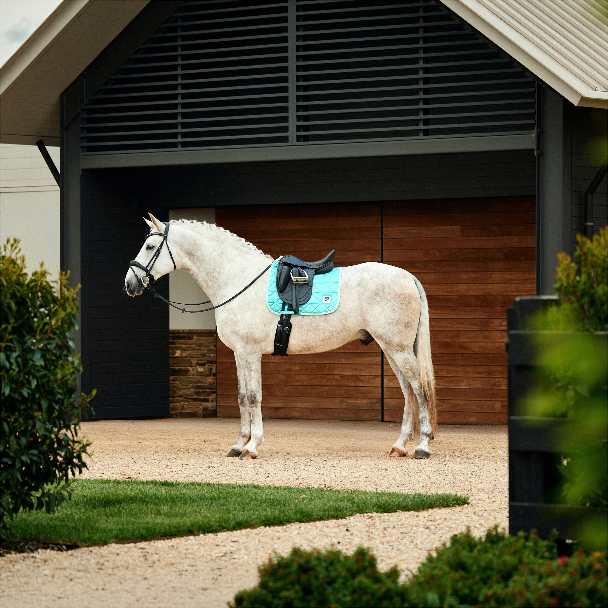 2026 WeatherBeeta Satin Luxe Air-Tec Robe D'équitation Tapis De Selle 1030348001 - Aqua